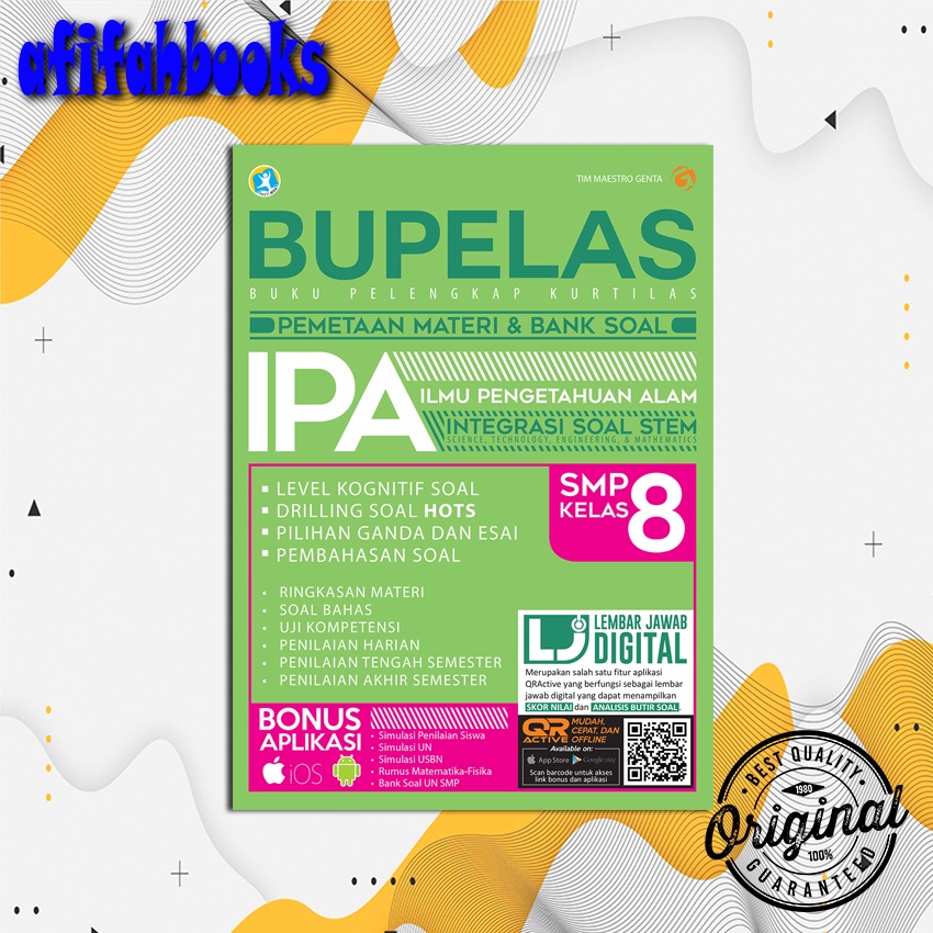 BUPELAS PEMETAAN MATERI IPA SMP 8