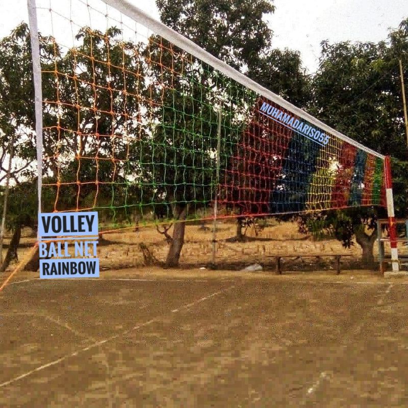 NET RAINBOW NET VOLLEY MIZUNO SUPER NET VOLLEY RAINBOW