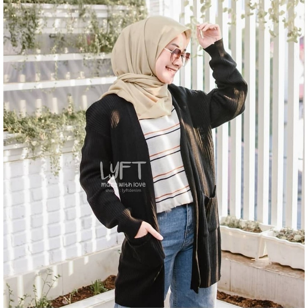 CARDIGAN RAJUT WANITA /LONG CARDIGAN RAJUT KOREA/KARDIGAN RAJUT TERBARU/KARDIGAN RAJUT BELLE