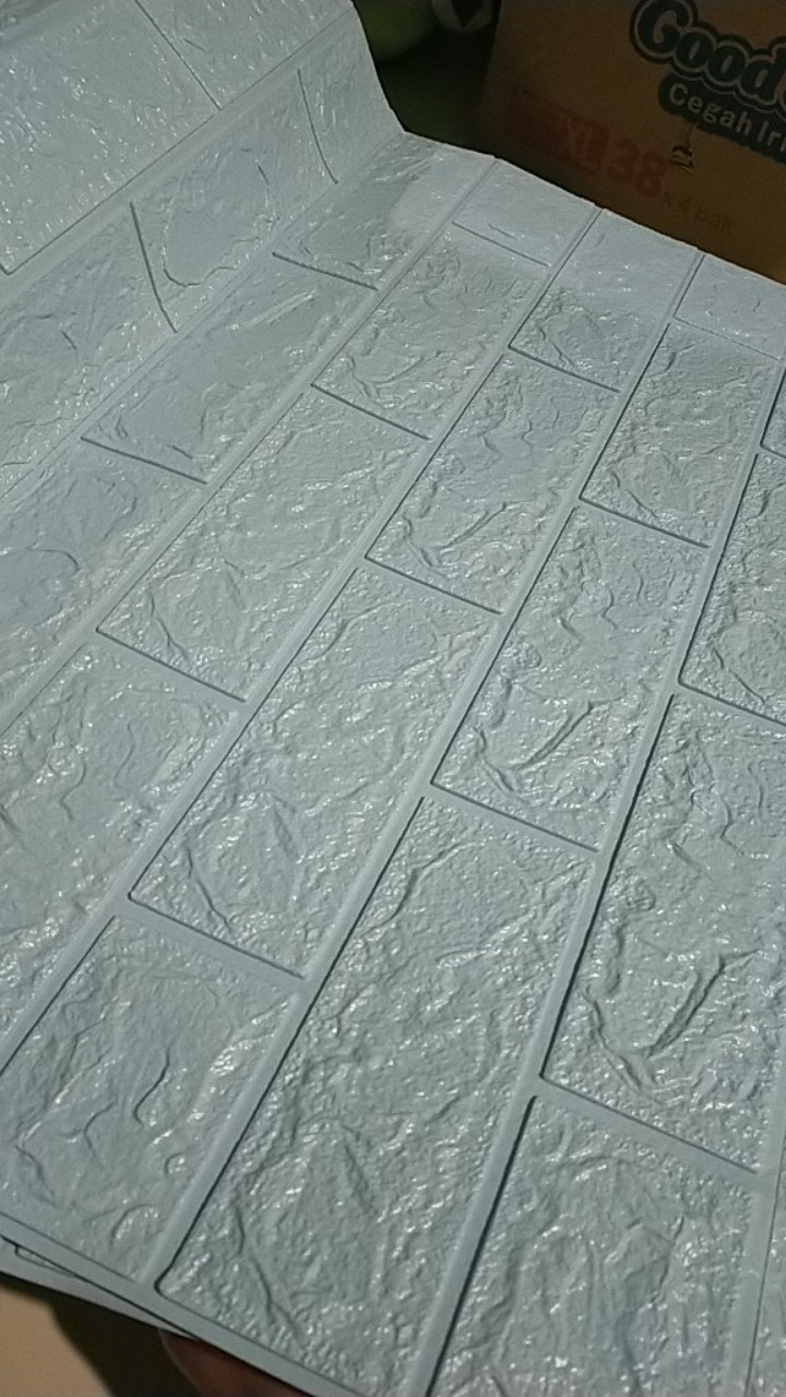 Wallpaper Dinding Motif 3d Foam Bata Modern Ukuran 70x77cm Wall