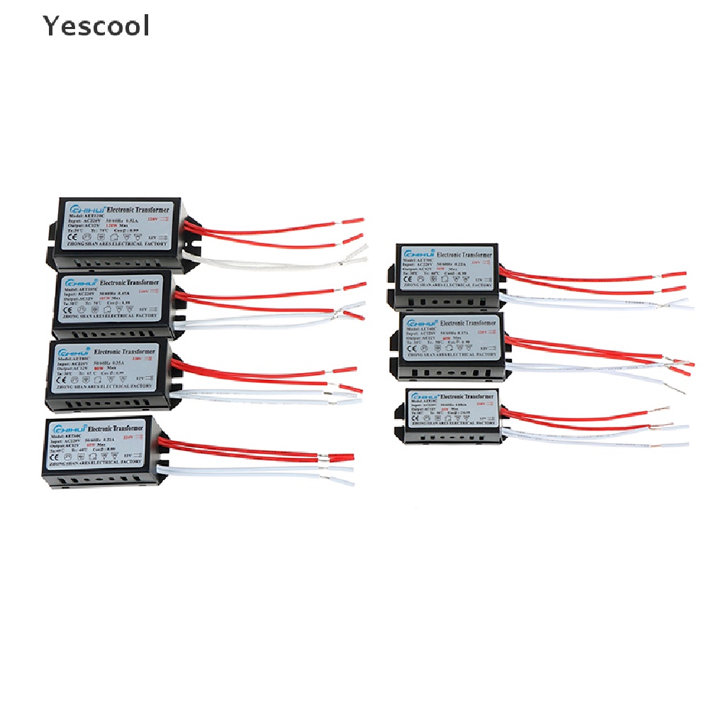 Yescool transformer Elektronik AC 12V 20W / 40W / 60W / 80W / 105W / 120W / 50W