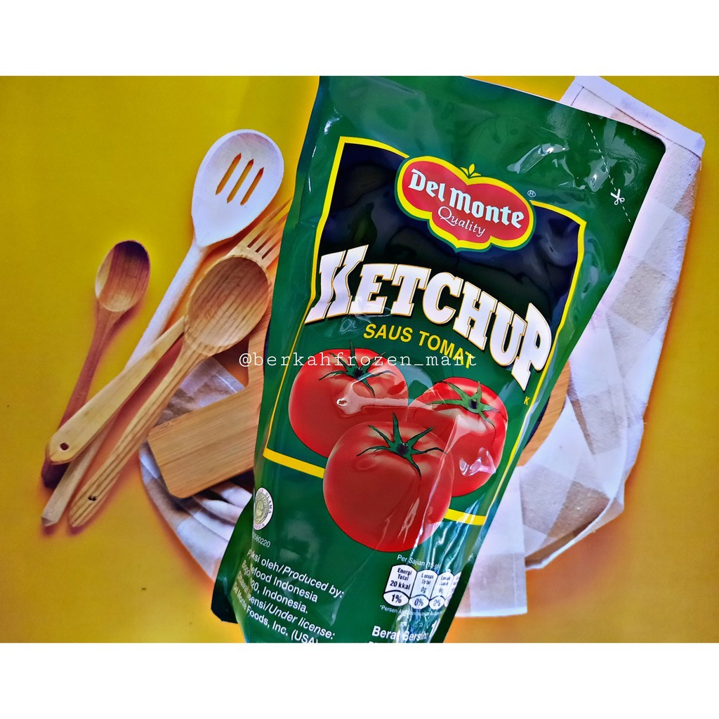 

Delmonet Ketchup Saus Tomat Ukuran 1kg, 200gr, 140gr, Sachet