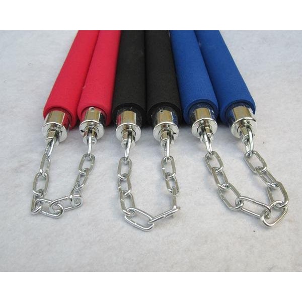 Stick Ruyung Busa Double Stick Nunchaku Dobel Stick Busa Spon Bruce