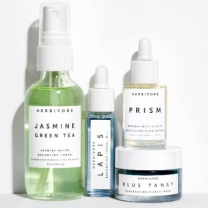 HERBIVORE Balance + Clarify Set - Blue Tansy - Prism Glow - Lapis Oil - PB