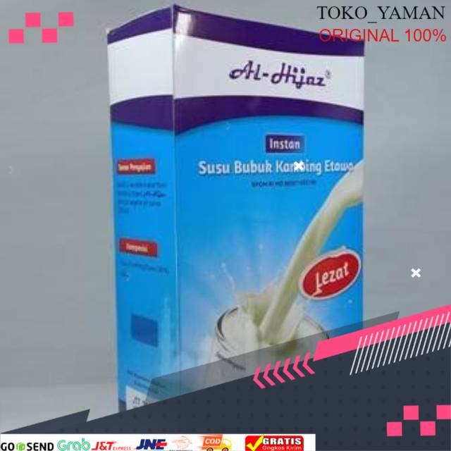 

Susu kambing etawa Al hijaz Dengan kandungan susu 80%
