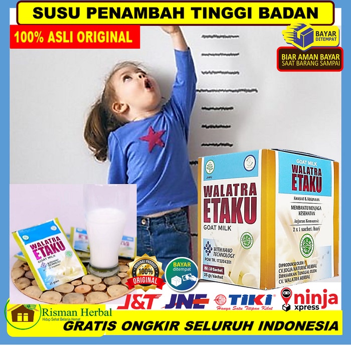 

Susu Penambah Tinggi Badan Suplemen Obat Peninggi Badan Anak & Remaja