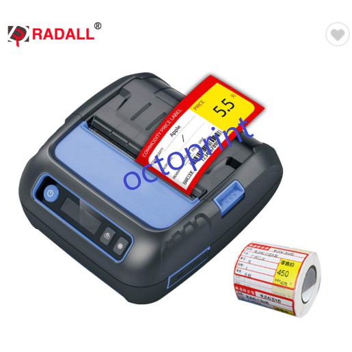 PRINTER BLUETOOTH THERMAL 58MM 2-in-1 PORTABLE MINI RADALL RD-G58