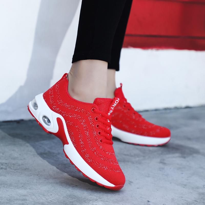  Sepatu  Sneakers  Lari Olahraga Mesh Breathable Casual 