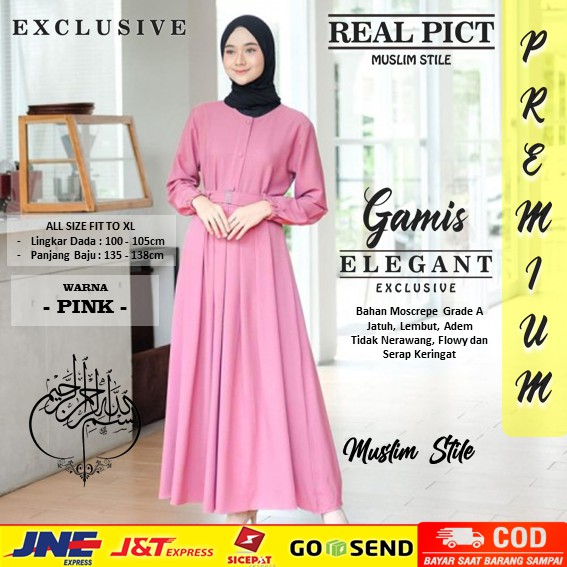 TRAND model Baju Gamis Remaja Terbaru N_muslimah Kekinian 2021 Gamismurah Bajugamis Super Kek Lt