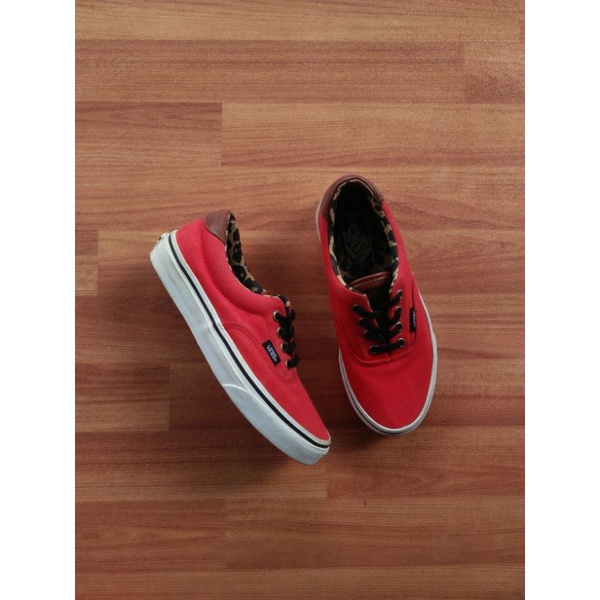 vans size 35 original vans era 59 ca red leopard vans second vans bekas