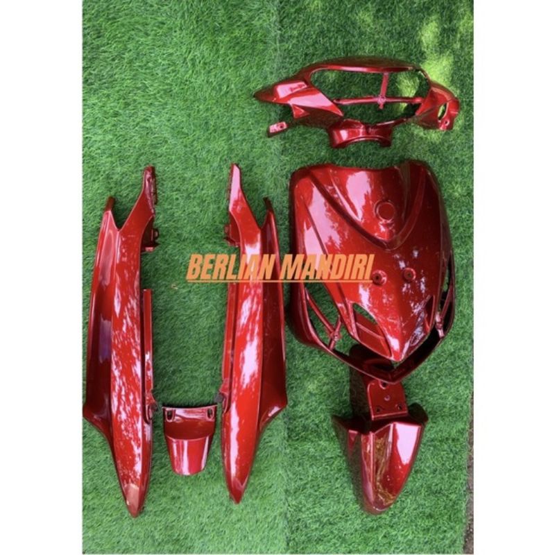 FULL BODY ALUS MIO SMILE / SPORTY MERAH MAROON