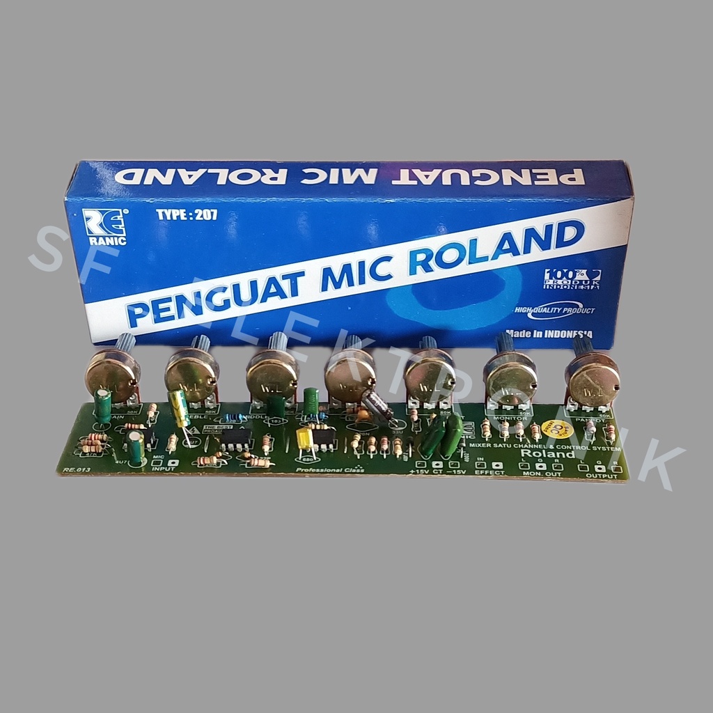 Kit Penguat Mic Roland Mixer 7 Potensio TYPE 207