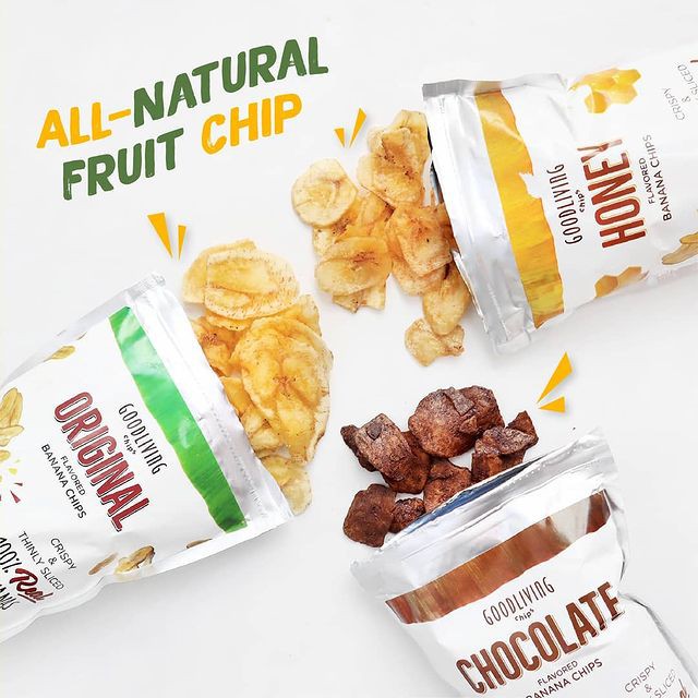 GOODLIVING BANANA CHIPS KERIPIK PISANG | SNACK CEMILAN DIET SEHAT COKLAT MADU TRUFFLE