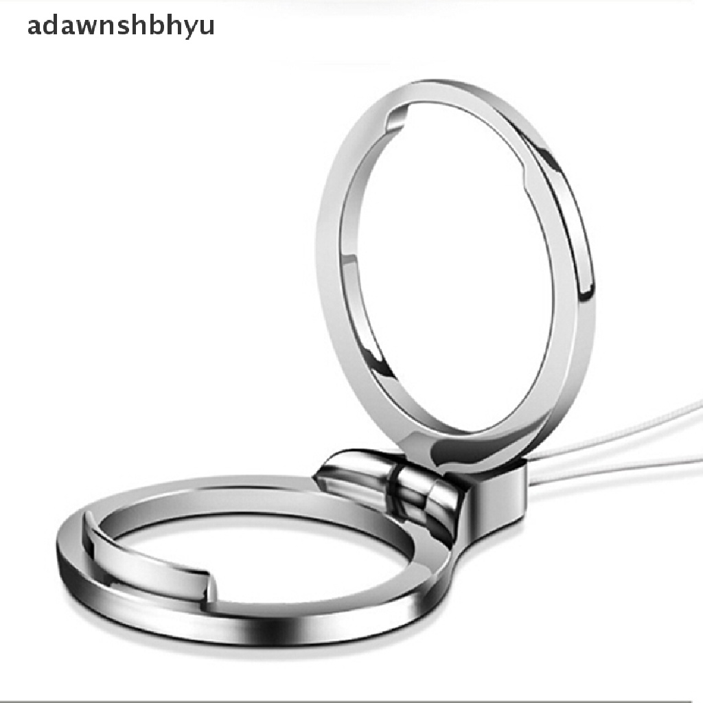 Adawnshbhyu Multifungsi 2in1 metal cell phone lanyard finger ring Tempat Handphone