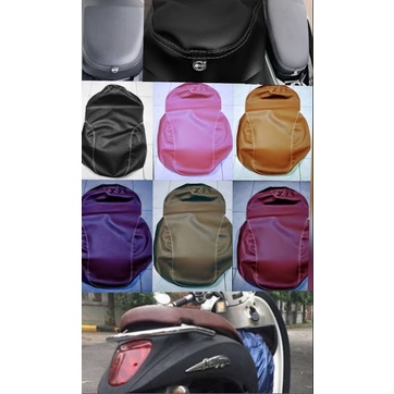 KULIT JOK SCOOPY karbu/sarung jok motor honda scoopy fi tahun 2016 ke bawah