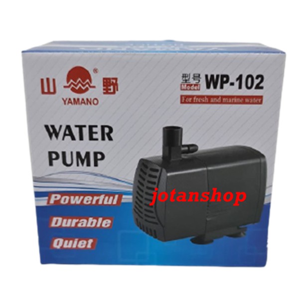 YAMANO WP 102 WP102 WP-102 Pompa Air Celup Kolam Aquarium aquascape hidroponik