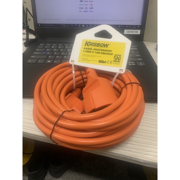 Kabel Ekstensi Krisbow Extension Colokan Listrik Panjang 10 Meter