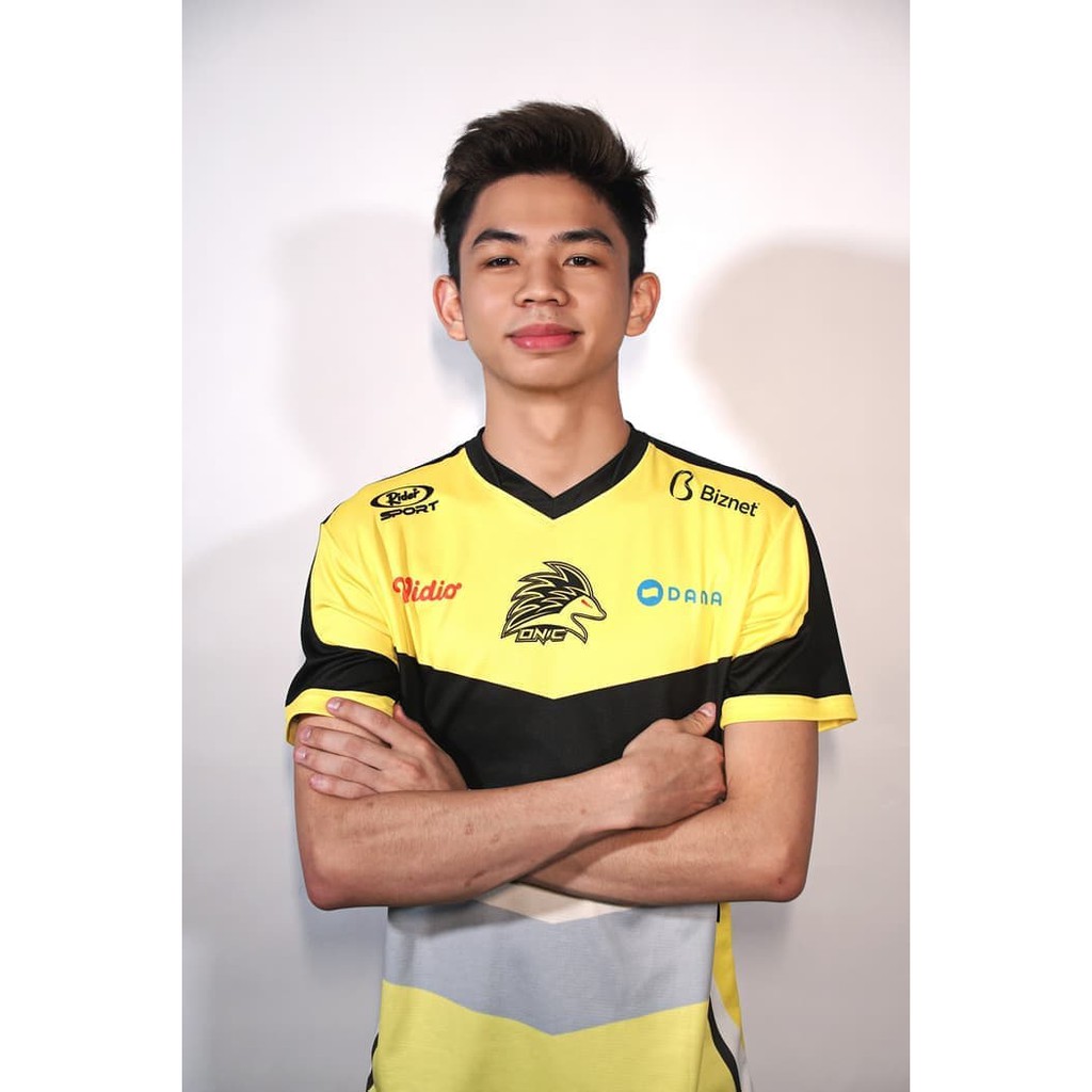 JERSEY GAMING TIM ONIK ESPORTS 2019 KUNING ML PUBG AOV DOTA2