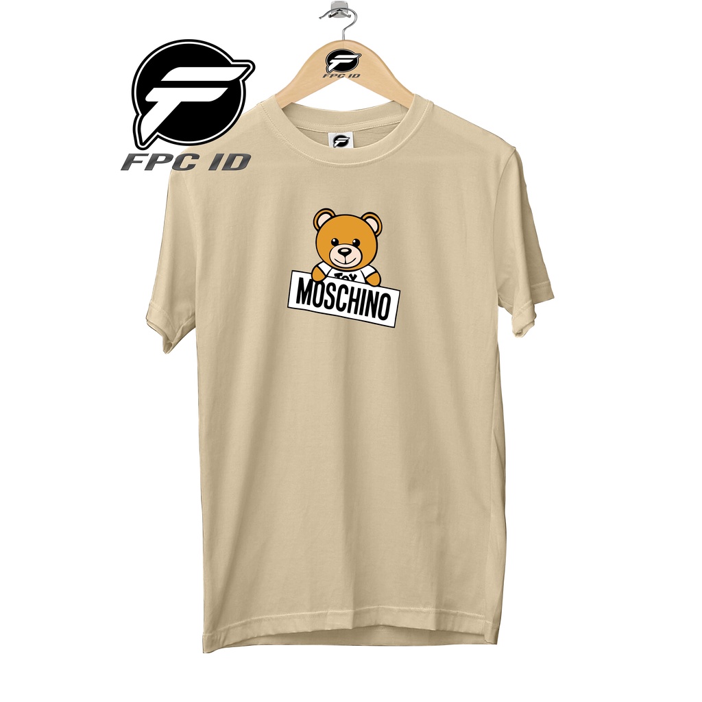 Kaos Anime Boneka Moschino Cotton Combed 30s Baju Atasan Pria T Shirt Wanita Jumbo Pilihan Favorit Fpc Id