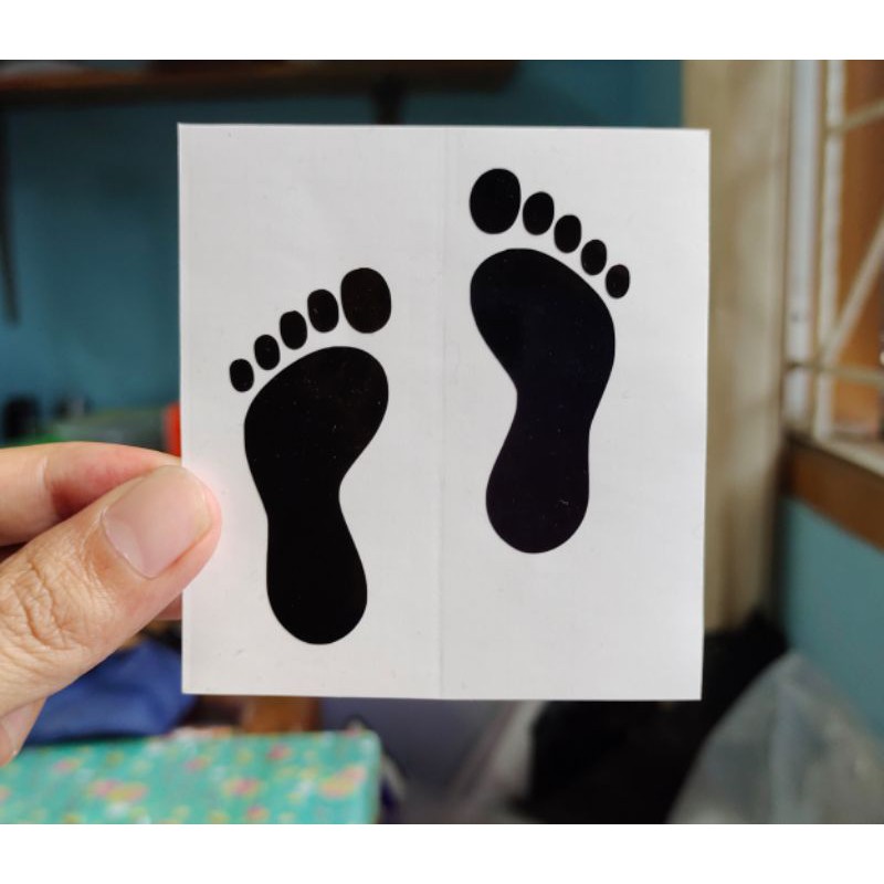 

stiker kaki custom cutting stiker murah