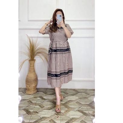 LANGSUNG ATC.. DASTER GUCCI VIRAL/DASTER KOTAK KOTAK KEKINIAN/DRES LEOPARD VIRAL TERBARU