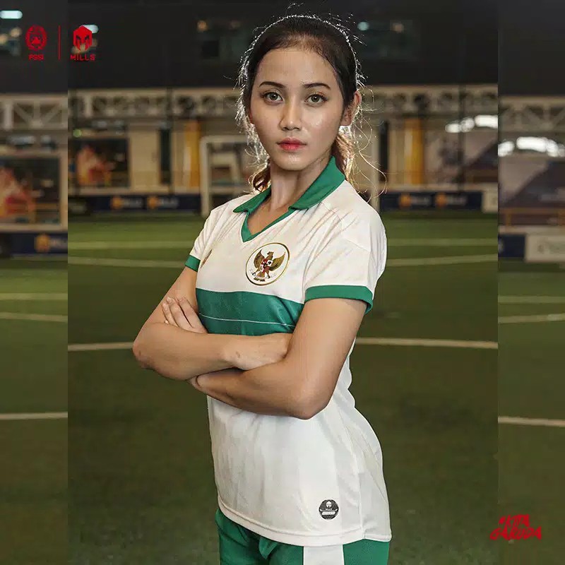 MILLS Timnas Indonesia Jersey Away Women Player Issue 22018GR White