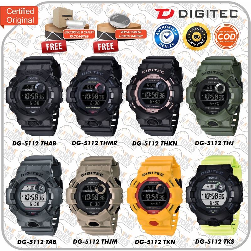 Jam Tangan DIGITEC DG-5112 / DG 5112 / DG5112  Watch ORIGINAL