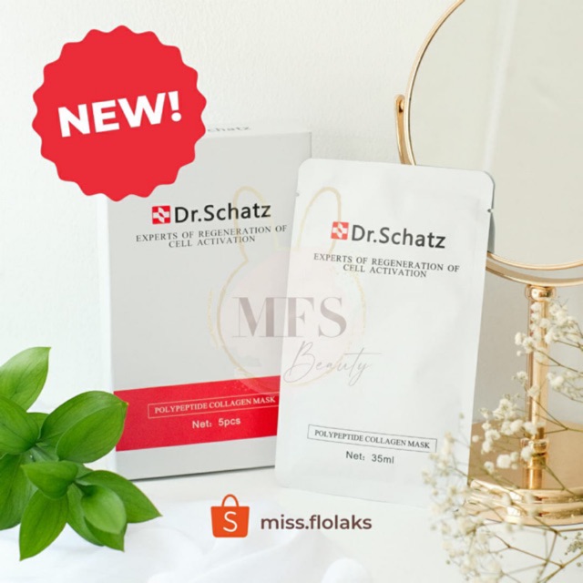 Dr.Schatz - Dr Schatz Polypeptide Collagen Mask / Masker Wajah - Missflolaks