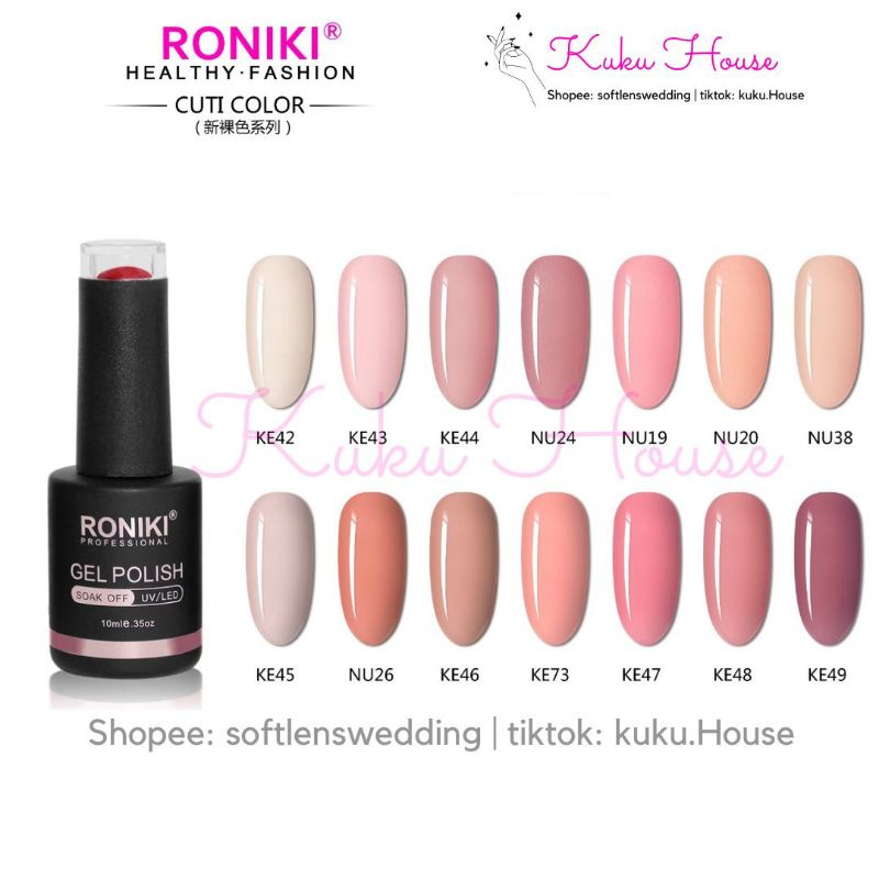 RONIKI GEL POLISH UV 10ML KUTEK