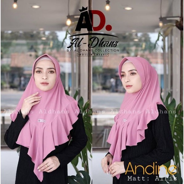 AL DHANS HIJAB ANDINE POLOS ORIGINAL