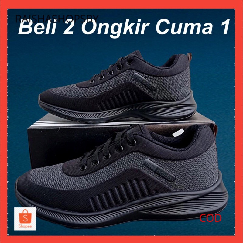 SEPATU SEKOLAH HITAM POLOS NEW MODEL