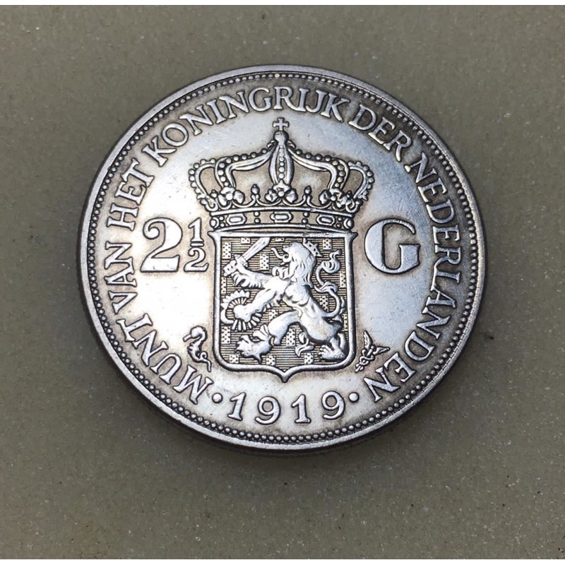 Koin Langka Wilhelmina Tahun 1919 Silver Langka