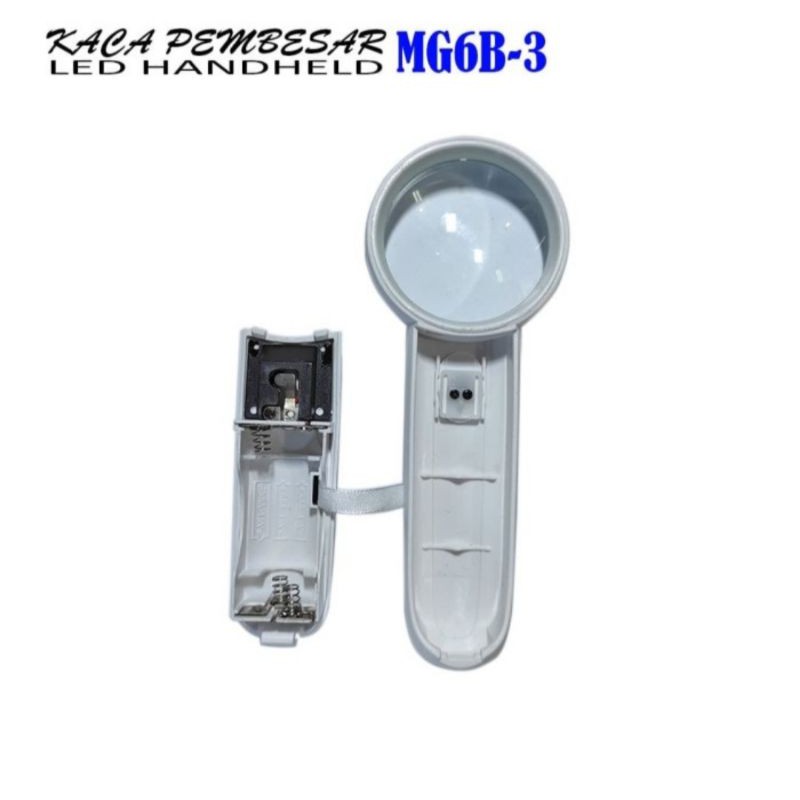 KACA PEMBESAR LED HANDHELD MG6B-3 MAHNIFIER