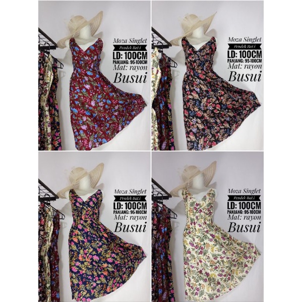 Daster / Dress Moza Singlet Pendek Bali