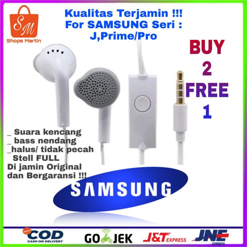 Headset Samsung Original - Headset samsung j 1ace j2 j3 j5 j7 - earphone samsung Ori