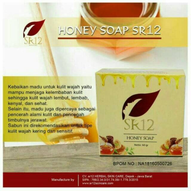 

SABUN MADU SR12-HONEY SOAP