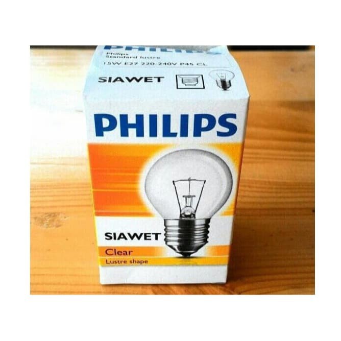 Balon pijar 15w siawet philips