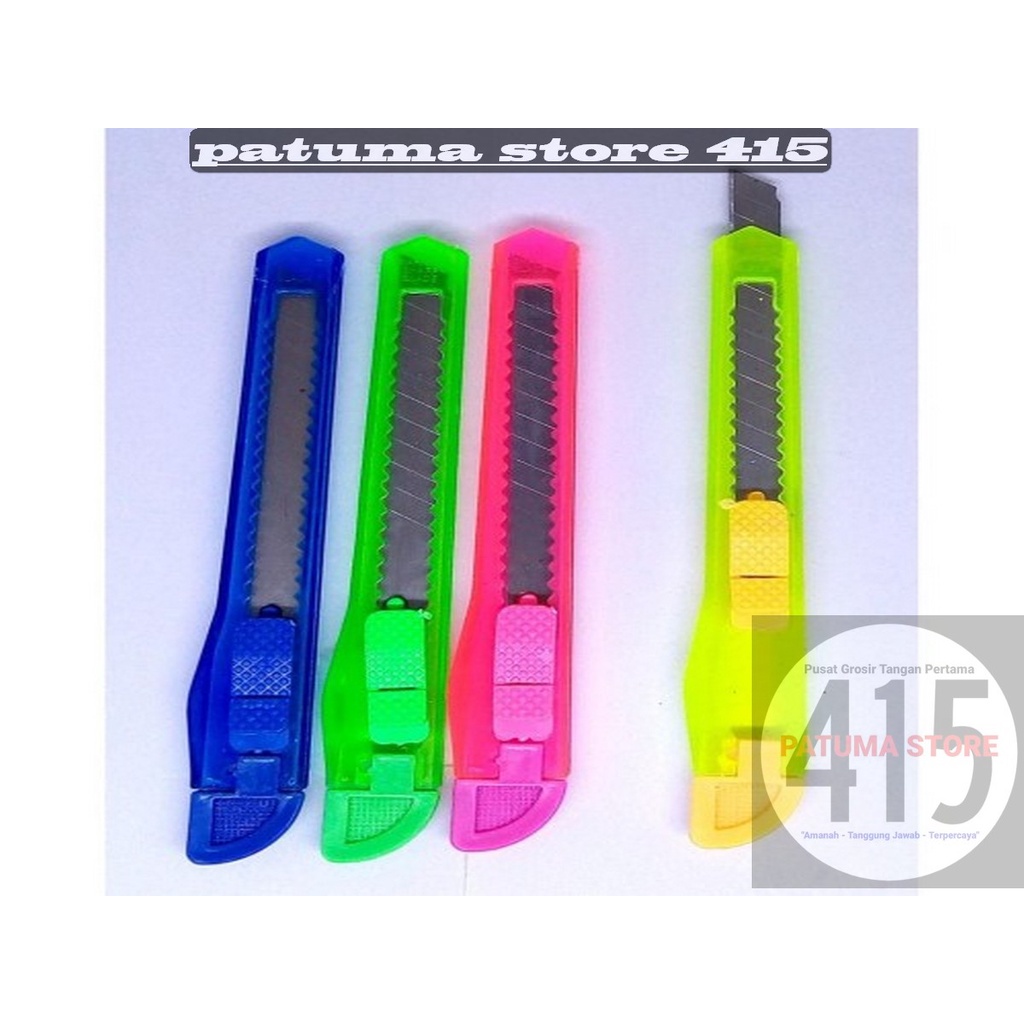 

Cutter Knif Exis Pisau Kecil Pemotong Kertas Daging Plastik Pisau Ukir
