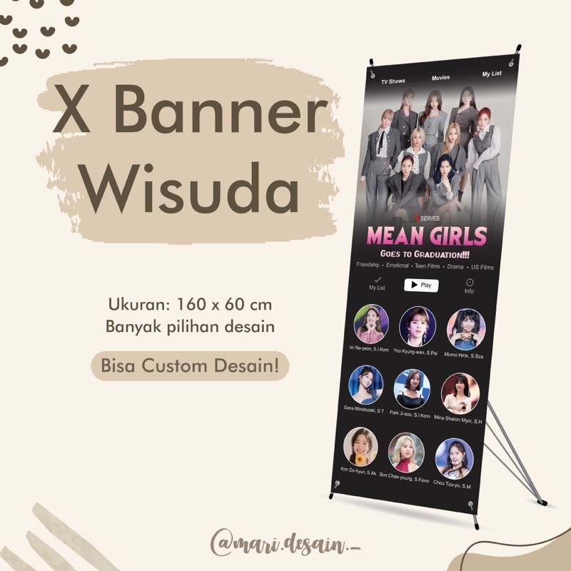 Jual Banner Wisuda / Banner Sidang / X Banner | Shopee Indonesia