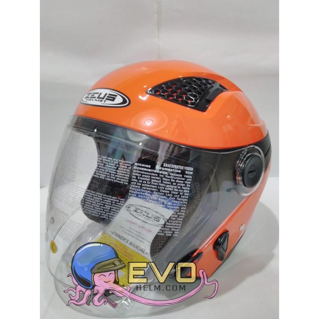 ZEUS ZS-610 SOLID - NEON ORANGE