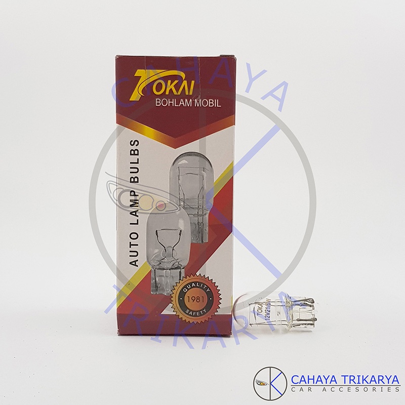 Bohlam Lampu Mobil Rem / Stop T20 Kaki 2 12V 21/5W Dop / Bulb