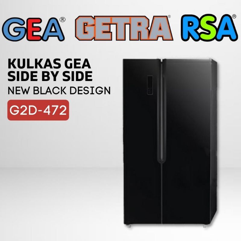 JEMBER JAWA TIMUR GEA KULKAS SIDE BY SIDE G2D472 GEA G2D 472