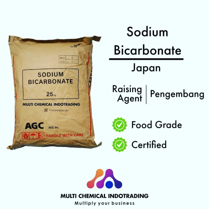 

Ht6362D Soda Kue Asahi Ex. Japan. Sodium Bicarbonate Food Grade. || 500Gr Ht5