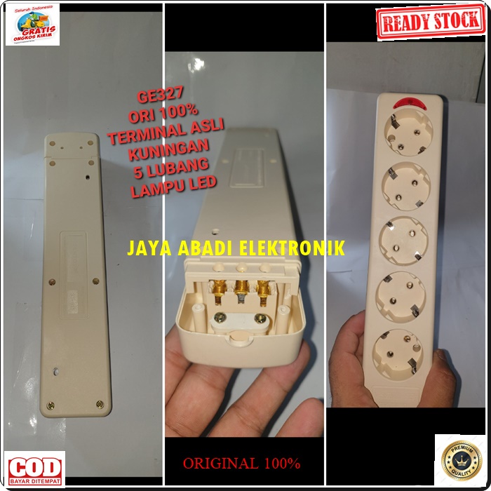 G327 ORIGINAL TERMINAL 5 LUBANG SOCKET LAMPU LED COLOKAN LISTRIK STEKER SETRUM PITING KEPITING STOP KONTAK LOYAL TERMINAL CABANG PENAMBAH KUNINGAN TEMBOK DINDING LAMPU ELEKTRONIK LAMPU ORIGIN KULKAS G327   ORIGINAL COLOKAN LISTIK stop kontak Terminal kuni