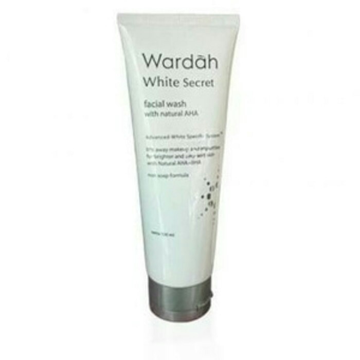 Wardah White Secret Facial Wash With Natural Aha Sabun Cuci Muka