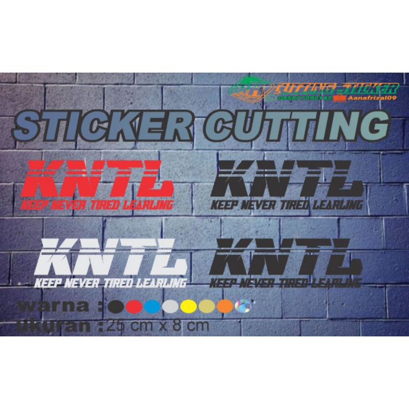 

sticker cutting KNTL