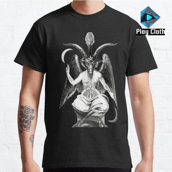 Kaos Baju Baphomet, Satanic Design 1113