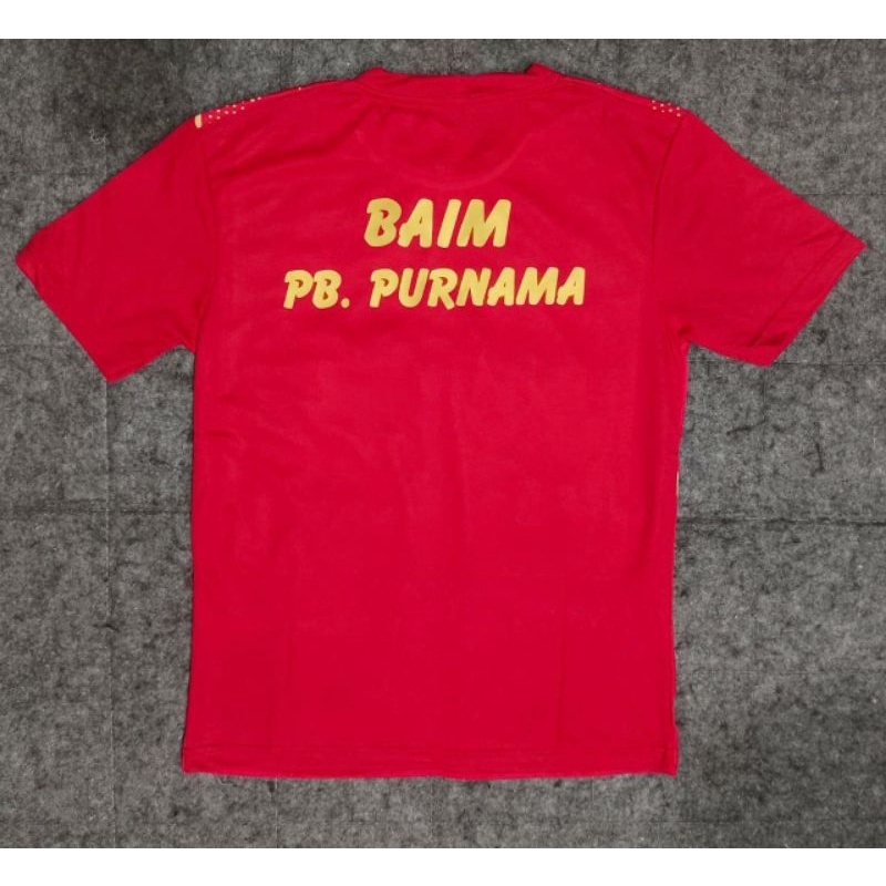 Biaya Sablon Custom Name Baju Bulutangkis 2 Baris / Pasang Nama 2 Baris Baju Olahraga Bulutangkis Badminton / Sport Collection Jakarta