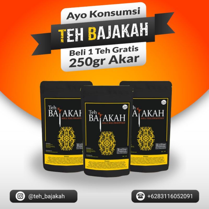 

Paket Biasa (1 paket Teh Bajakah + free 250 gr Akar Bajakah)