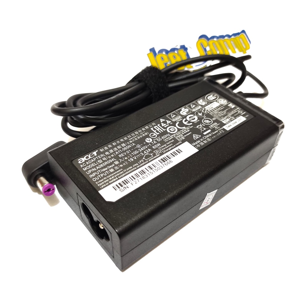 Adaptor Charger Laptop Acer Aspire E14 E5 475 E5 475G E1-421 E1-431 E1-451 E1-471 4710 E1-421 E1-431 E1-451 E1-471 4730 4730G 4720 4732 4732Z 4736 4738 4739 4740 4741 4750 4752 4755 19V 3.42A ORIGINAL